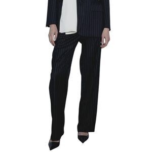 Le Suit Pants Womens 10P Petite Pinstripe Dress Career Office Workwear